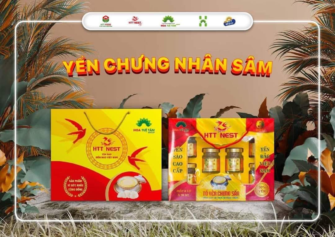 Combo 6 hủ yến chưng nhân sâm kèm hộp sang trọng có thể dùng làm quà tặng